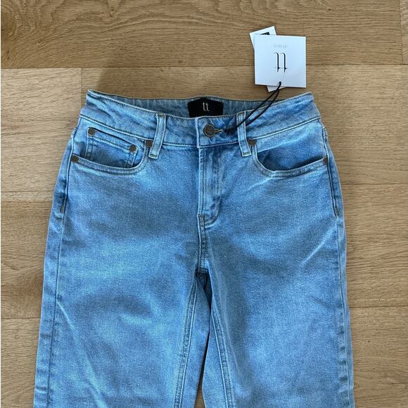 TT Studios - 1996 Mid Rise Straight Leg Jeans in Blue - Picture 2 of 6